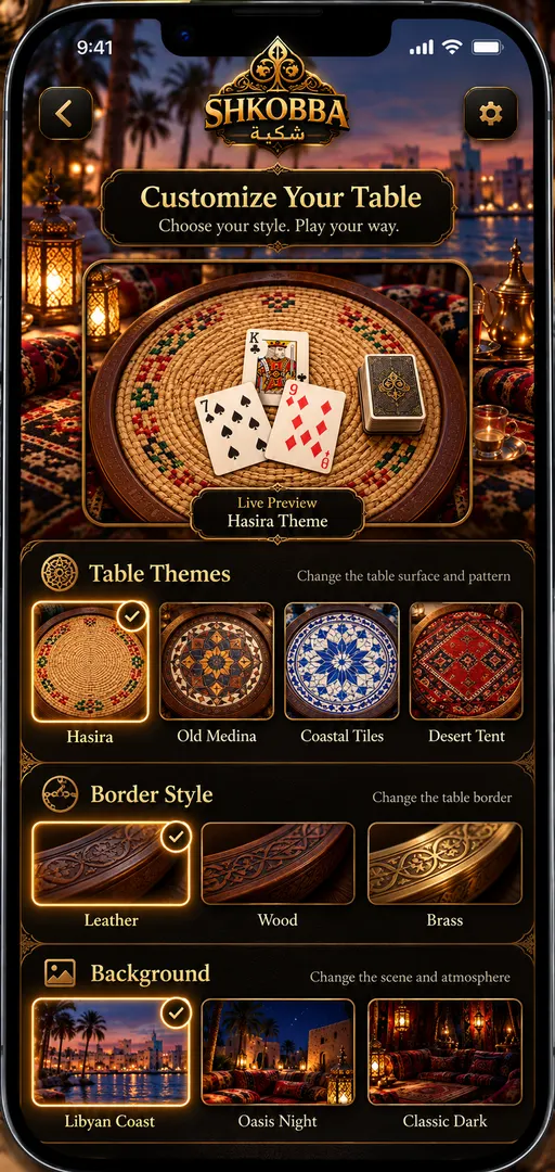 SHKOBBA table customization